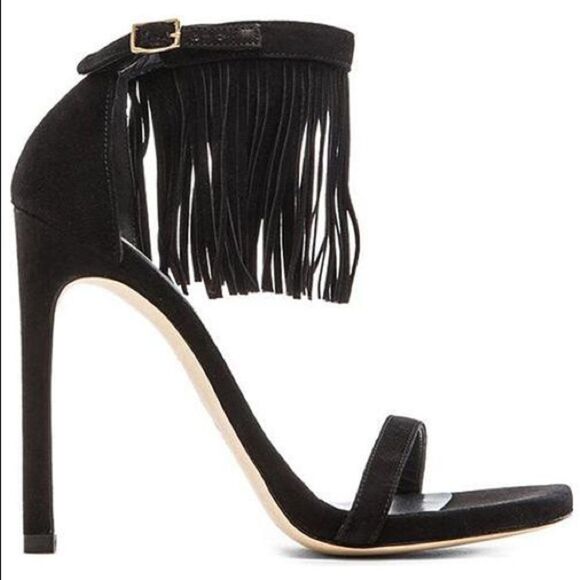 Stuart Weitzman Love Fringe Size 7.0 - Picture 1 of 4